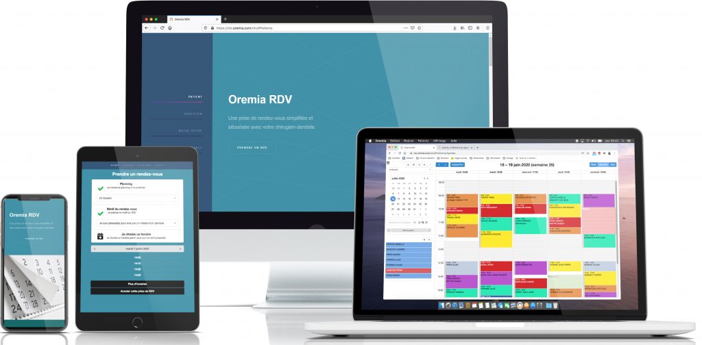 oremia RDV en ligne compatible partout